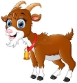 Пин содержит это изображение: Cute brown goat cartoon stock vector. Illustration of domestic - 78247574